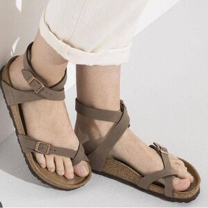 BIRKENSTOCK- Yara Oiled Leather Sandal